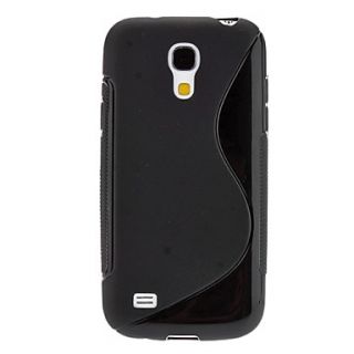 S Shaped Design TPU Durable Soft Case for Samsung Galaxy S4 Mini I9190 (Assorted Colors)