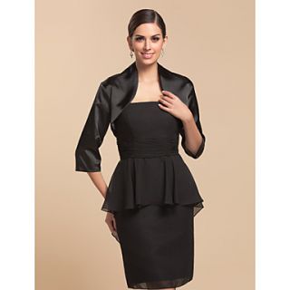 Half Sleeve Satin Evening/Casual Wrap/Jacket (More Colors)