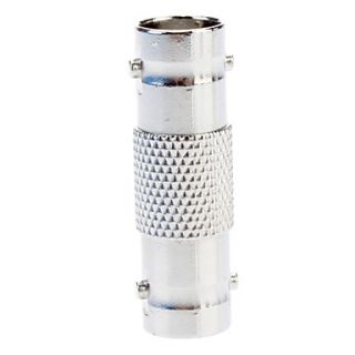 Silver plated BNC Coaxial Port Female to Female Adapter