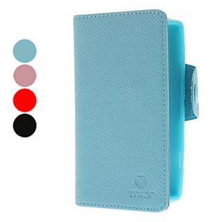 Solid Color Litchi Pattern Full Body Case with Card Slot and Strap for Sony Xperia SP M35h (Assorted Colors)