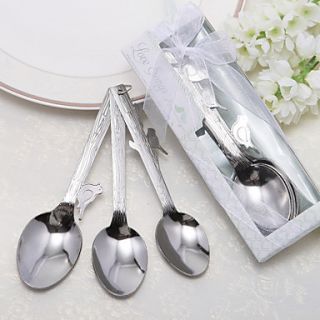 Love Songs Stainless Stee Measuring Spoons in Gift Box (3 Pieces)