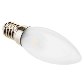 E14 0.5W 35 45LM 3x5050SMD 2800 3200K Milky Cover Warm White Light LED Candle Bulb(220 250V)