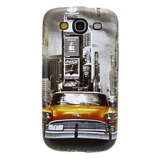 Car on Street Pattern IMD Hard Case for Samsung Galaxy S3 I9300