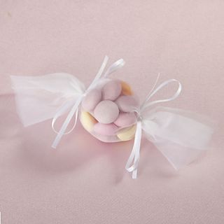 Simple Organza Favor Bag With Ribbon (Set of 24)