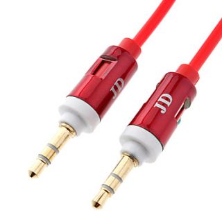 3.5mm Male to Male Connecter Stereo AUX Coiled Cable for iPhone 5 and Others (Optional Colors)