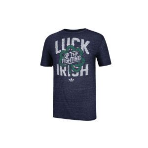 Notre Dame Fighting Irish adidas NCAA Horseshoe Shamrock Triblend T Shirt