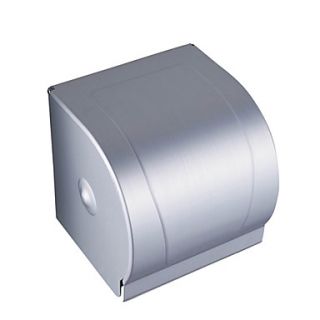 Space Aluminum Fully Enclosed Waterproof and Dustproof Toilet Roll Holder