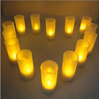 Blow Sensitive Candle Design LED Night Light Home Party Wedding Decoration