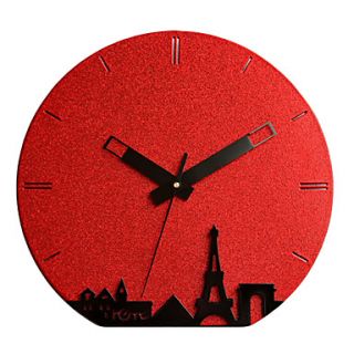 15.4H Morning of Paris Wall Clock