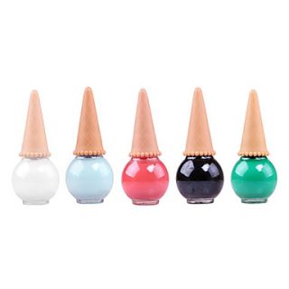 Ice Cream Shaped Sequins Nail Polish No.15 29(Assorted Colors)