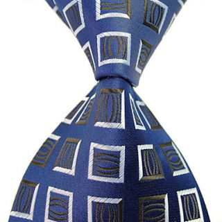 Mans Trendy Stylish Stripes Woven Tie Necktie