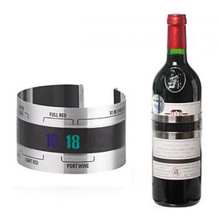 Stainless Steel Wine Bracelet Thermometer