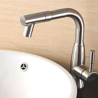 Stainless Steel Rotatable Hot and Cold Water Basin Faucet
