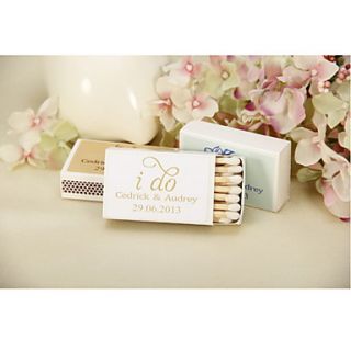 Personalized Matchbooks   I Do Set of 13 (More Colors)