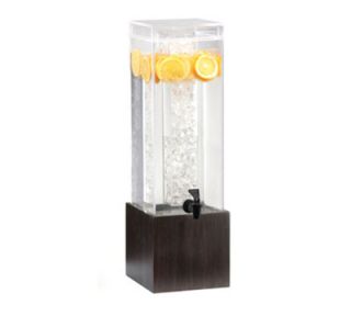 Cal Mil 3 gal Square Beverage Dispenser   Acrylic, Midnight