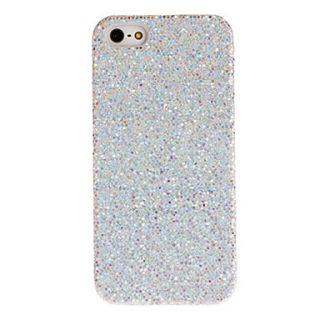 Silver Shimmering Powder Designed PC Hard Case for iPhone 5/5S