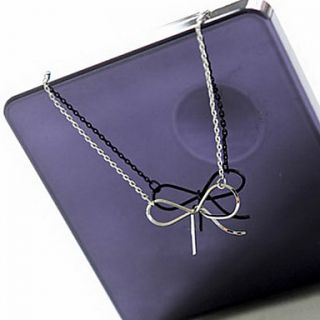Classic fashion simple bow necklace N549