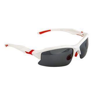 GZ004 Anti UV Polarized Lense Sports Cycling Glasses Sunglasses(white Frame)