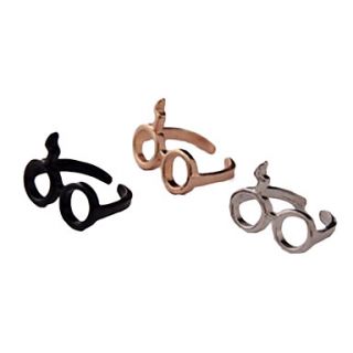 New Punk Style Glasses Alloy Finger Rings(More Colors)