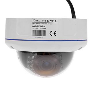 COTIER IPc 537/T13 1/3 CMOS 1.3MP Security IP Network Camera (30 LED IR Night Vision)