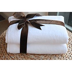 Authentic Hotel And Spa Plush Soft Twist Turkish Cotton Bath Towel (set Of 2)