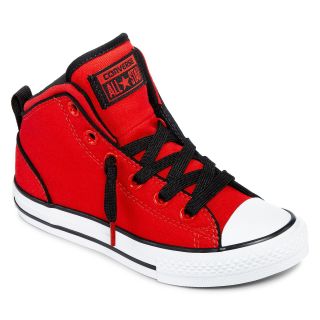 Converse All Star Chuck Taylor Static Boys High Top Sneakers, Red/Black, Boys