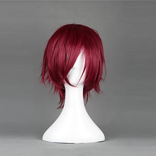 Free Rin Matsuoka Wine Red Cosplay Wig