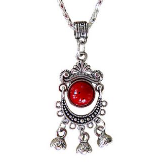 Womens Vintage Tibetan Silver Rammel Necklace