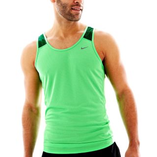 Nike Racer Singlet, Green, Mens