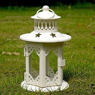 White Classic Hollow out Lantern