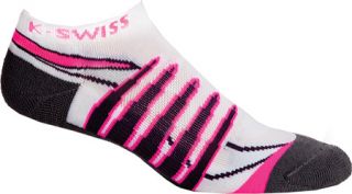 Womens K Swiss KS60231 (2 Pack)   Misterioso/Neon Pink Athletic Socks