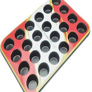 Metal Cake Baking Pan With 24 Cups One Time