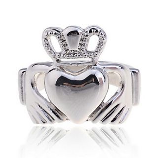 Fashion Ireland Claddagh Alloy Ring(More Colors)