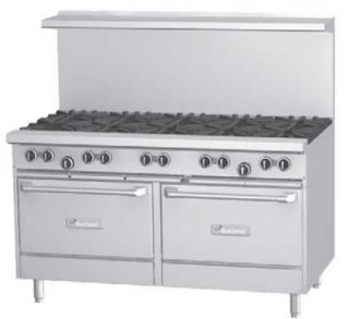 Garland 60 in Range w/ 4 Burners & 36 in Griddle, 2 Standard Ovens, LP