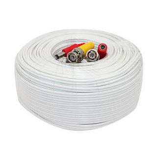 200ft(60M) All In One Siamese BNC Video and Power CCTV Cable for Security Surveillance Video System