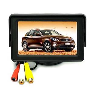 4.3 Inch Foldable TFT LCD Camera Rearview Car Monitor