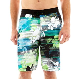 Speedo Windblast Floral Swim Shorts, Green, Mens