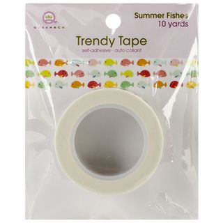 Summer Trendy Tape 15mm X 10yds fishes