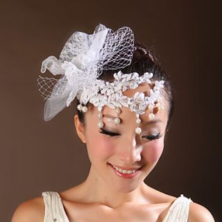 Lovely Tulle/Lace Flowers With Imitation Pearl For Wedding/Special Occasion