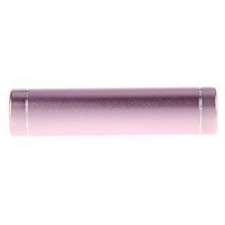 2500mAh Cylinder Lipstick Feature Power Bank