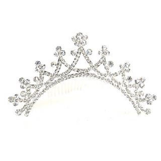 Cute Alloy Tiaras With Rhinestone For Wedding/Special Occasion