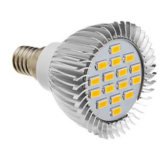 E14 4W 12x5730SMD 330 360LM 2500 3500K Warm White Light LED Spot Bulb (220V 240V)