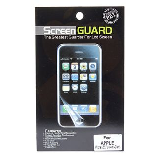 Professional Anti glare LCD Film Gurad Set with Cleaning Cloth for iPhone 5/5S