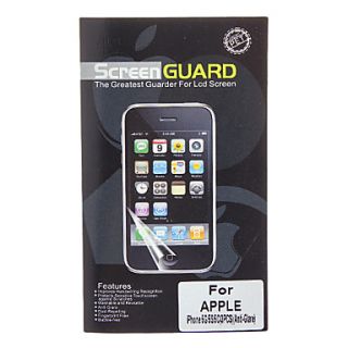 Three Pieces Packed Professional Anti glare LCD Screen Guard with Cleaning Cloth for iPhone 5/5S/5C
