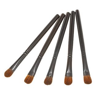 5PCS Makeup Cosmetic Brush Eye Shadow Blooming Tool(Black)