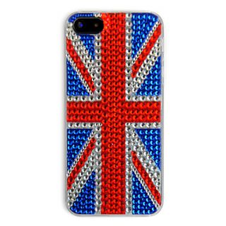 Full Zircon the UK Flag Back Case for iPhone 5(Assorted Color)