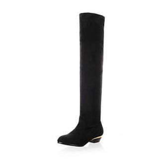 Suede Pointy Toe Over The Knee Boots Casual Shoes(More Colors)