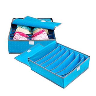 7 Compartment Underwear Storage Box (2 Colors Available)