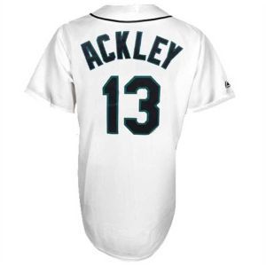 Seattle Mariners Dustin Ackley Majestic MLB Youth Player Replica Jersey