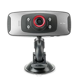 2.7 Inch Car Camera DVR With 4 x Digital Zoom 120 Degree Angle Night Vision